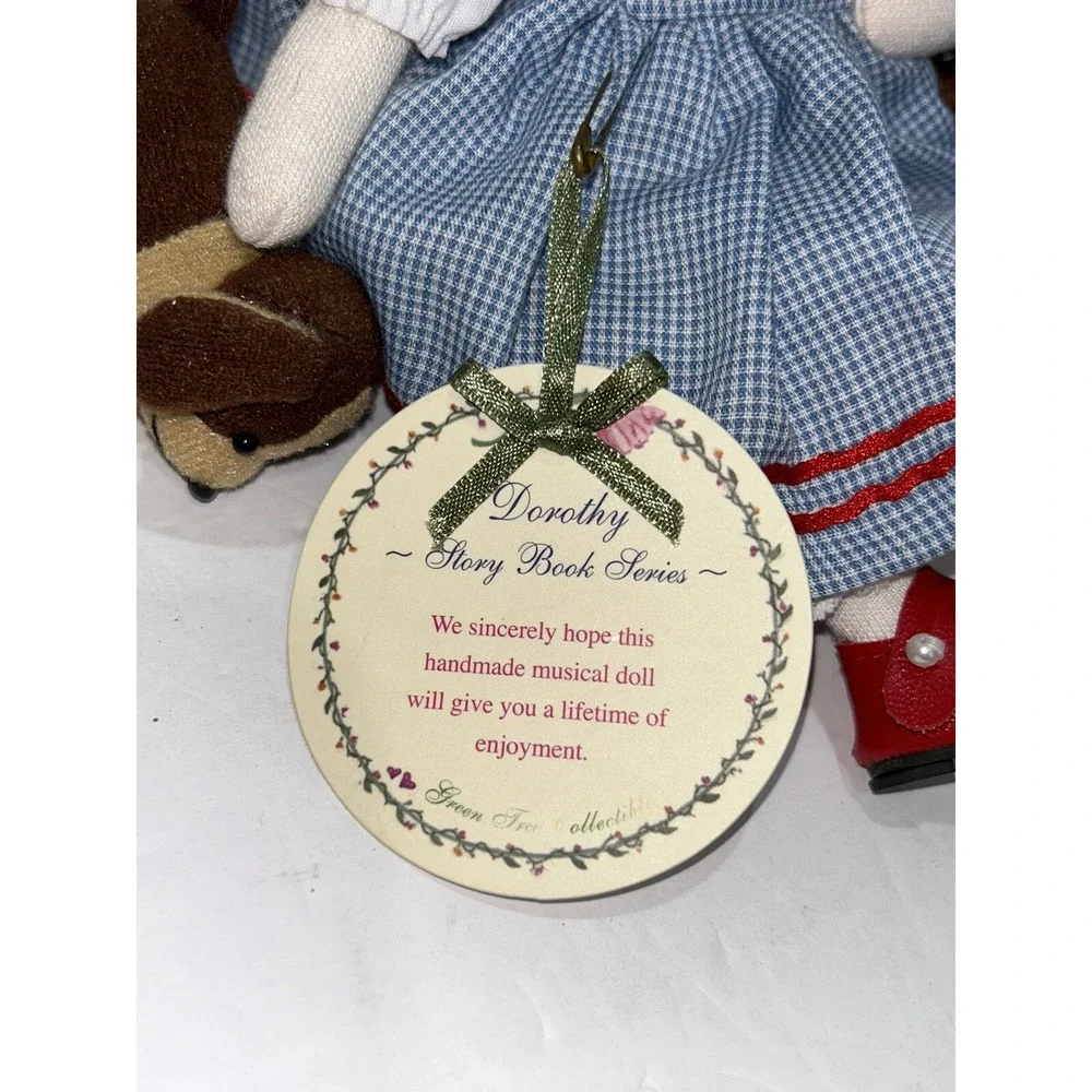 Dorothy Musical Animated Shelf Sitter With Toto And Basket Wizard Of Oz Doll VTG